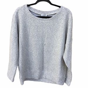 Lucky Brand Grey Sweater Drop Shoulders Size M